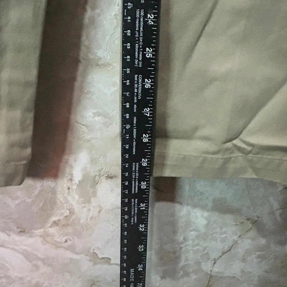 Croft & Barrow Mens Pleated Chino Pants Khaki Tan 32x32 (Measures‎ 32x30)